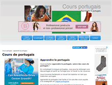 Tablet Screenshot of coursportugais.com